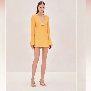 Alexis Yellow Mini Dress